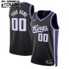 Camiseta Niños NBA Sacramento Kings Personalizadas 2023-24 Nike Icon Edition Negro Swingman